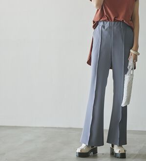 GeeRA（ジーラ）の「楽ちんストレッチ美ラインフレアーパンツ（フルレングスパンツ）」｜詳細画像