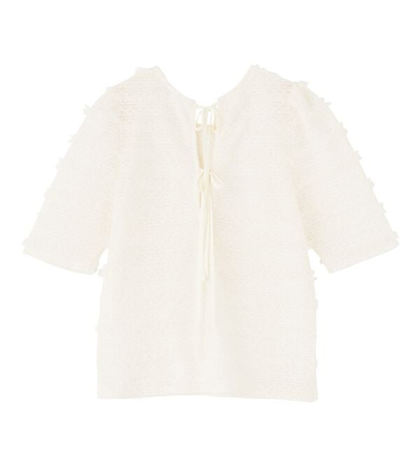 RANAN（ラナン）の「フリルレースパフスリーブトップス（カットソー）」｜詳細画像