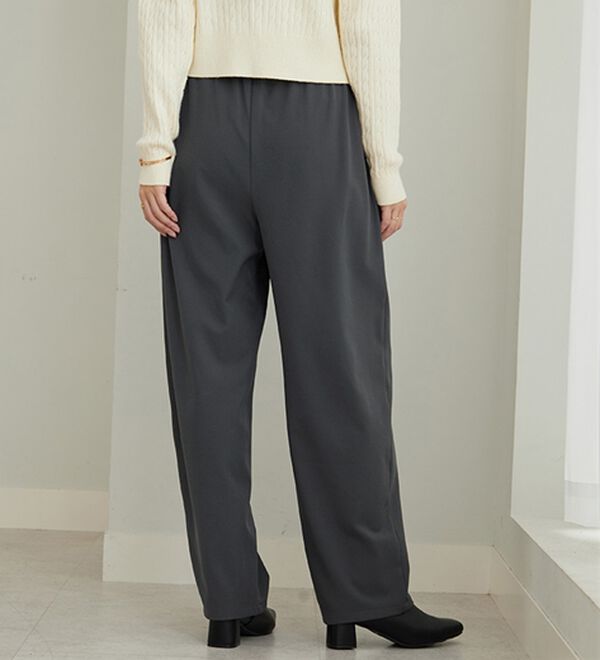 GeeRA（ジーラ）の「【再入荷】オンオフ着られる！カーブパンツ（フルレングスパンツ）」｜詳細画像