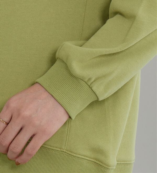 BELLUNA（ベルーナ）の「リブ使いハーフジップ裏毛プルオーバー（カットソー）」｜詳細画像