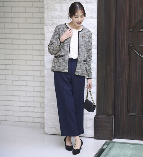 BELLUNA（ベルーナ）の「＜Ｃ／Ｓ＞ドットシフォンボウタイブラウス（ブラウス）」｜詳細画像