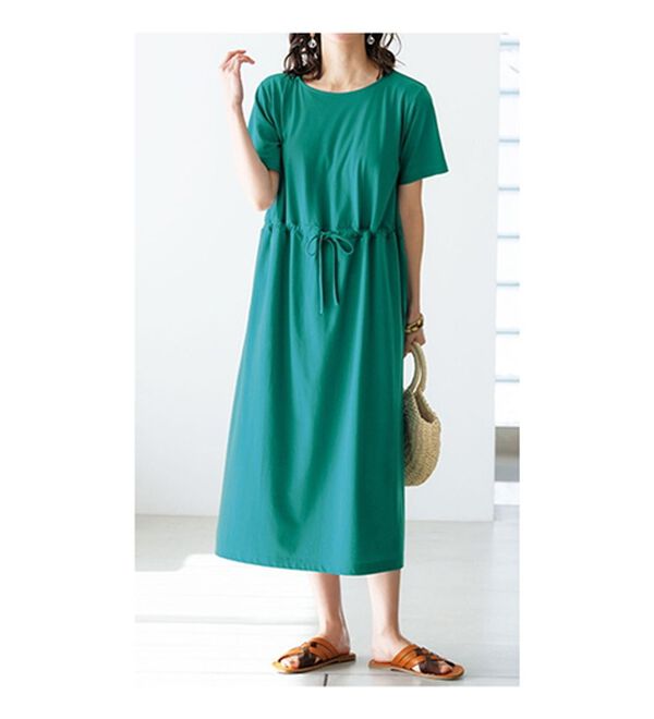 LAVIENNE（ラヴィエンヌ）の「カップ付ワンピース（カットソーワンピース）」｜詳細画像