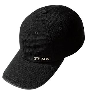 「＜ステットソン＞からみ織り涼やか帽子（メンズ帽子）」｜キャップブラック