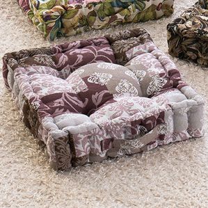 「高級ゴブラン織　厚みたっぷりクッキークッション（チェアカバー・チェアパッド）」｜パッチワーク