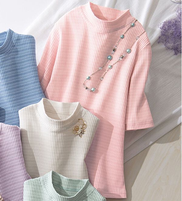 ルフラン（ルフラン）の「日本製テレコボーダープルオーバー（カットソー）」｜詳細画像