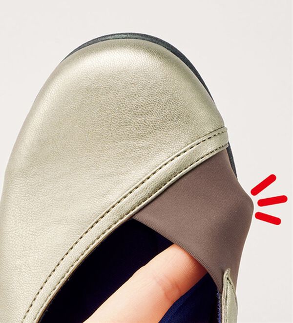 BELLUNA（ベルーナ）の「５Ｅ幅広外反母趾対応の甲ベルトシューズ（パンプス）」｜詳細画像