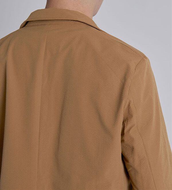 「＜ダンロップ・リファインド＞さらっと軽快サッカーテーラード（メンズジャケット）」｜詳細画像