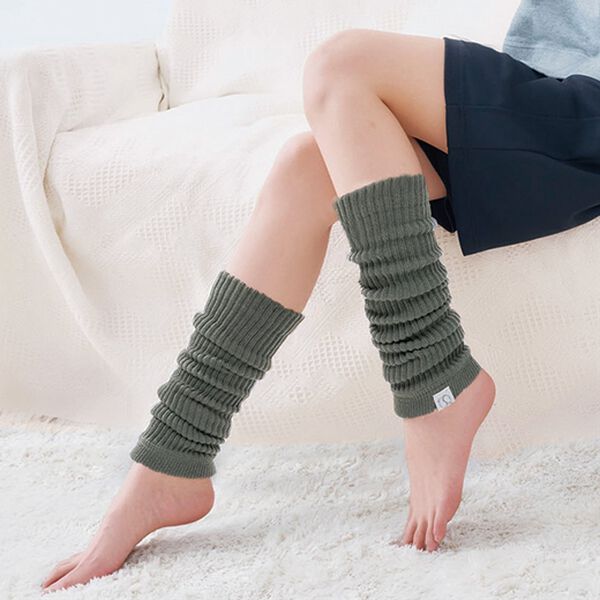 「血行促進レッグウォーマー（靴下・ストッキング）」｜チャコールグレー