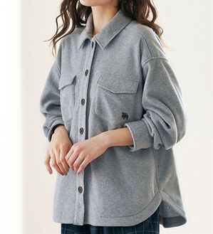 BELLUNA（ベルーナ）の「＜ｍｏｚ＞フリースシャツジャケット（その他ジャケット）」｜詳細画像