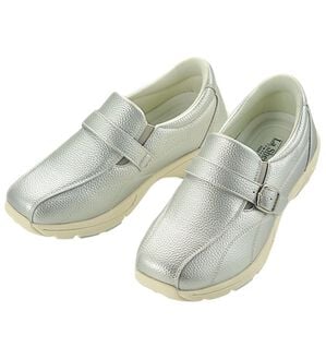 ルフラン（ルフラン）の「＜ラシーナコンフォート＞スッと履けるスリッポン（スリッポン）」｜シルバー