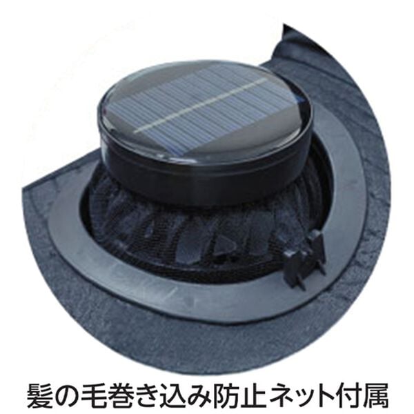 「ソーラー充電式ダブルファンハット（扇風機・サーキュレーター）」｜詳細画像
