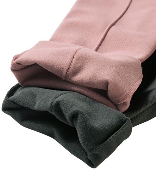 VINNO（ヴィノ）の「＜日本製＞美のフィット裏起毛ハイテンションストレートパンツ（フルレングスパンツ）」｜詳細画像