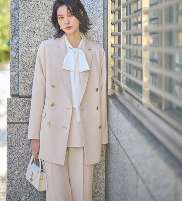 GeeRA（ジーラ）の「【入卒式/セレモニー】着回しベスト＆ジャケットセットスーツ（パンツスーツ）」｜詳細画像