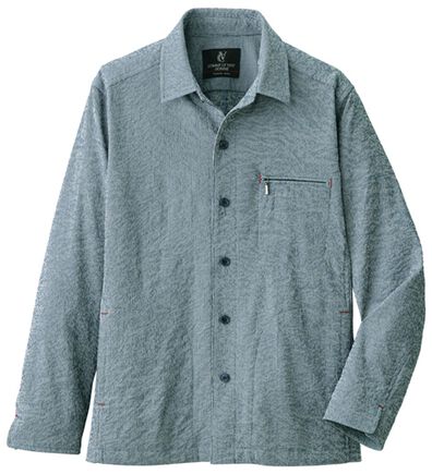 「＜コムルヴァン・オム＞ピケシャーリング涼感ブルゾン（メンズブルゾン）」