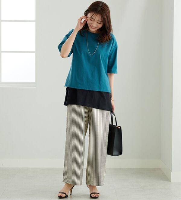 BELLUNA（ベルーナ）の「レイヤードに活躍！綿100％タンクトップ（タンクトップ・キャミソール）」｜詳細画像