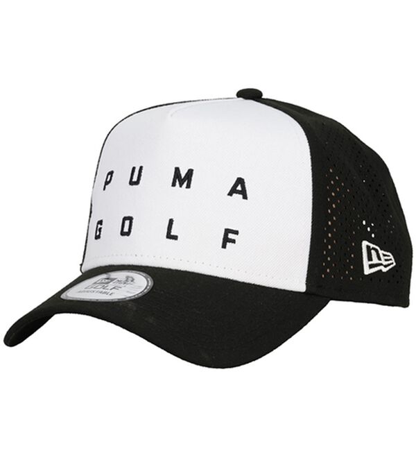「＜ｐｕｍａ＞ＰＵＭＡ&times;ＮＥＷＥＲＡ　９ＦＯＲＴＹメッシュキャップ（メンズ帽子）」｜プーマブラック