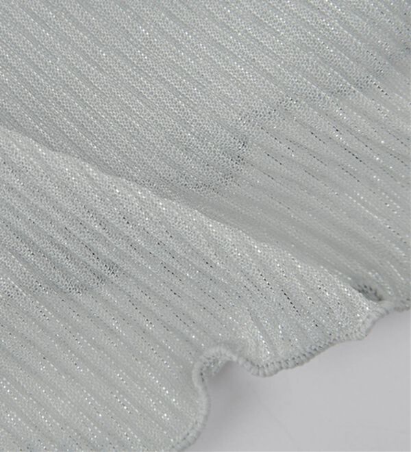 RANAN（ラナン）の「前後2wayラメプリーツハイネックプルオーバー（カットソー）」｜詳細画像