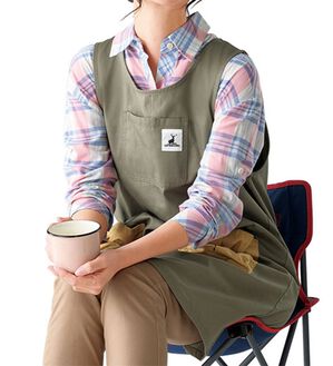 ルフラン（ルフラン）の「アウトドアにも活躍！燃え広がりにくい素材のエプロン（エプロン）」｜詳細画像