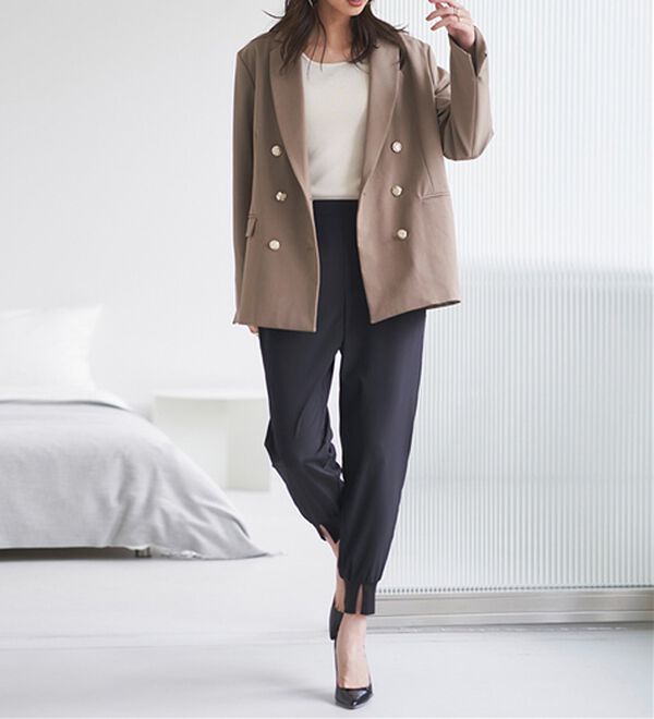 RANAN（ラナン）の「機能付き！裾スリットパンツ（フルレングスパンツ）」｜詳細画像