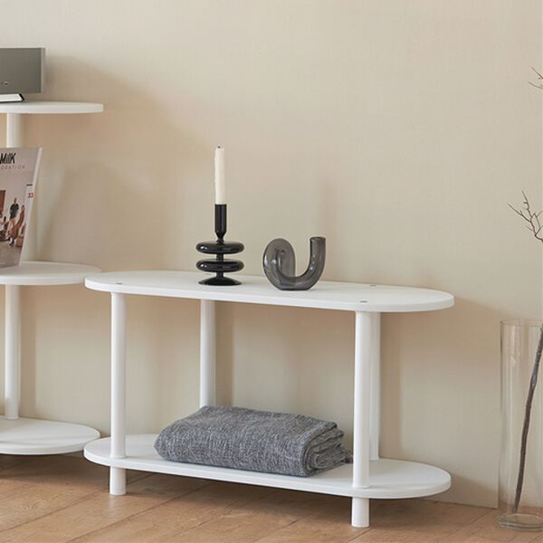 iellio（イエリオ）の「Ｒｏｏｍｎｈｏｍｅモノ組立式棚＜オープンラック・収納棚・オープンシェルフ・ラック・韓国インテリア＞（ラック・棚・本棚）」｜ホワイト