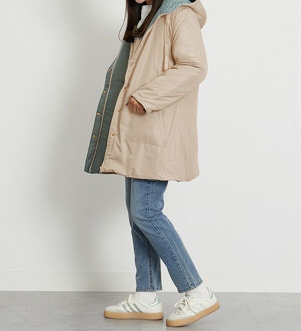 BELLUNA（ベルーナ）の「【Ａｉｒｙ＆Ｗａｒｍ】エアリーライトウォームコート（ハーフコート）」｜詳細画像