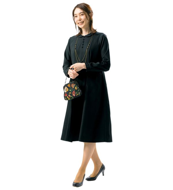 ルフラン（ルフラン）の「洗える！フロント釦ワンピース（その他ワンピース）」｜詳細画像