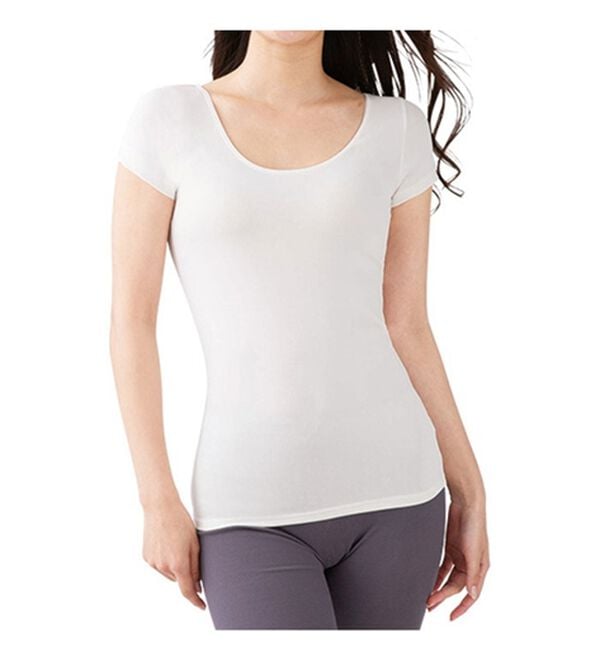 「ひんやりフレンチ袖インナー　ベルクール（肌着・インナーウェア）」｜詳細画像