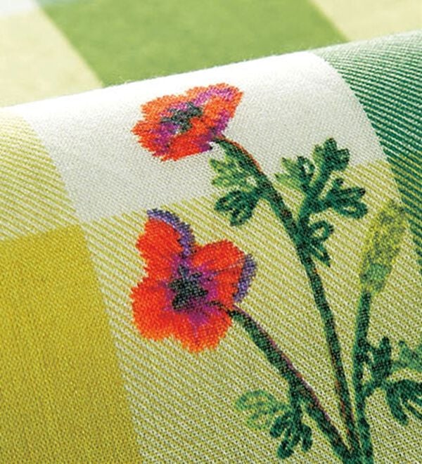 BELLUNA（ベルーナ）の「綿１００％刺しゅう風プリントチェックブラウス（ブラウス）」｜詳細画像