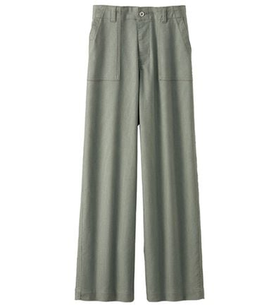 BELLUNA（ベルーナ）の「新感覚！メッシュデニムワイドパンツ（フルレングスパンツ）」