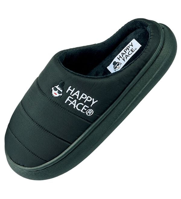 ルフラン（ルフラン）の「＜ハッピーフェイス＞キルティングサボシューズ（スリッポン）」｜ブラック