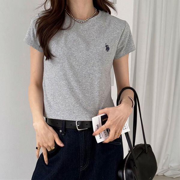 GeeRA（ジーラ）の「【ＵＳ．ＰＯＬＯ．ＡＳＳＮ】汗染み防止ミニＴシャツ（Tシャツ）」｜詳細画像