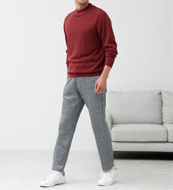 「【３本組】そのままお出かけ暖かジャージパンツ（メンズルームウェア）」｜詳細画像
