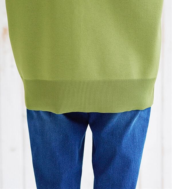 BELLUNA（ベルーナ）の「洗える！軽い！配色使いニットカーディガン（ニットカーディガン）」｜詳細画像