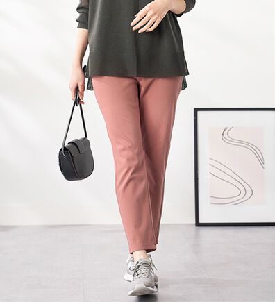 BELLUNA（ベルーナ）の「【再入荷】美ストレッチ素材アンクル丈レギンスパンツ（クロップドパンツ）」