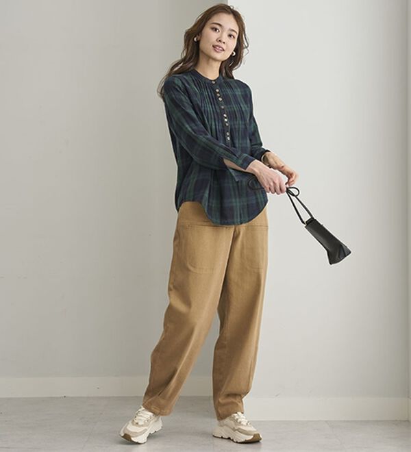 BELLUNA（ベルーナ）の「ポケットデザインコロンデニムパンツ（フルレングスパンツ）」｜詳細画像