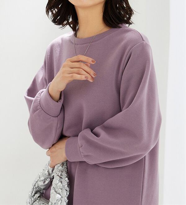 BELLUNA（ベルーナ）の「ふんわり素材軽ぽかチュニックワンピ―ス（チュニックワンピース）」｜詳細画像