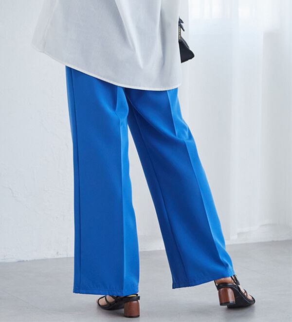 RANAN（ラナン）の「機能付センタースリットフレアーパンツ（フルレングスパンツ）」｜詳細画像