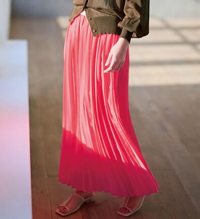 RANAN（ラナン）の「プリーツロングスカート（ロングスカート）」