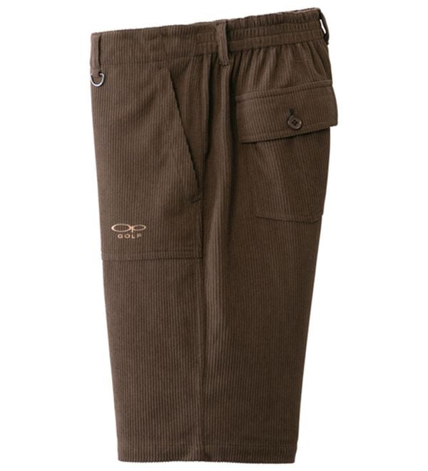 「＜オーシャンパシフィック＞コーデュロイハーフパンツ（メンズハーフパンツ）」｜ブラウン