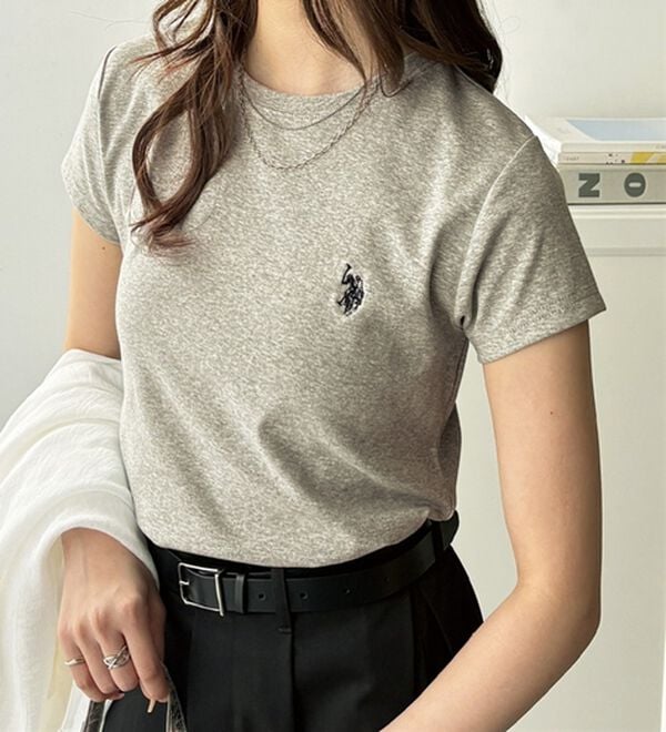 GeeRA（ジーラ）の「【ＵＳ．ＰＯＬＯ．ＡＳＳＮ】汗染み防止ミニＴシャツ（Tシャツ）」｜詳細画像