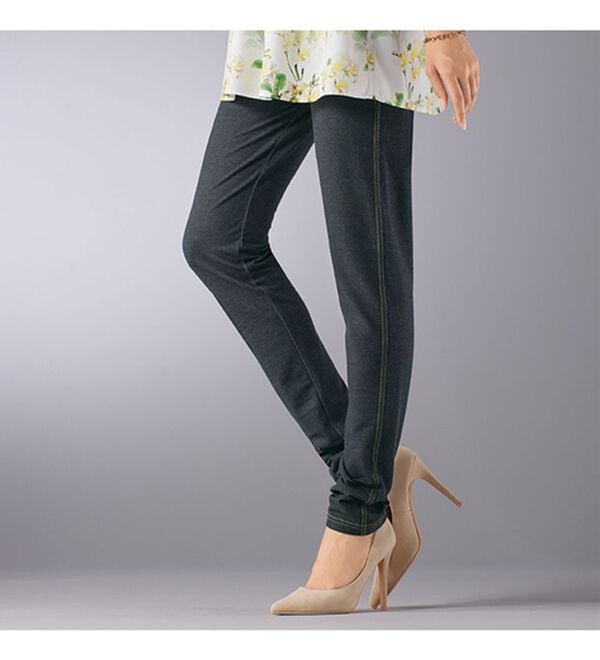 BELLUNA（ベルーナ）の「デニム調レギンス（スパッツ・レギンス）」｜詳細画像