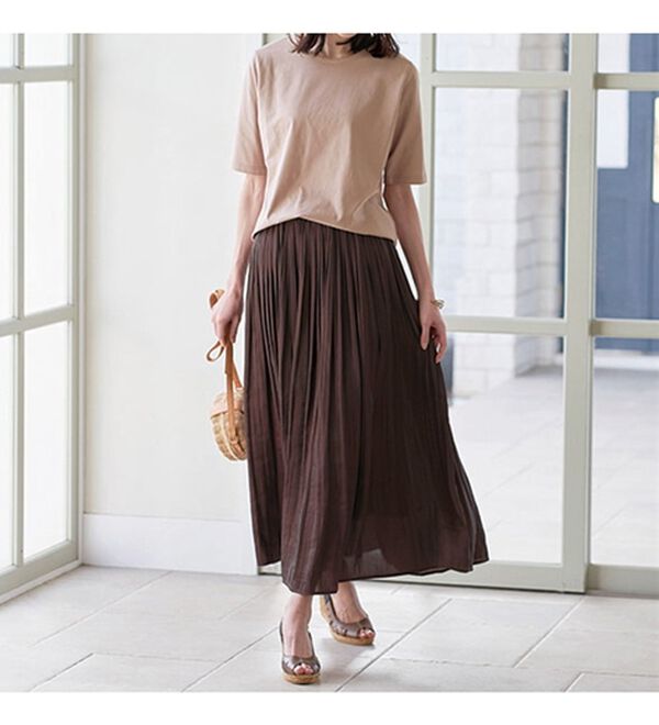 BELLUNA（ベルーナ）の「綿１００％抗菌防臭汗ジミ対策プルオーバー（カットソー）」｜詳細画像