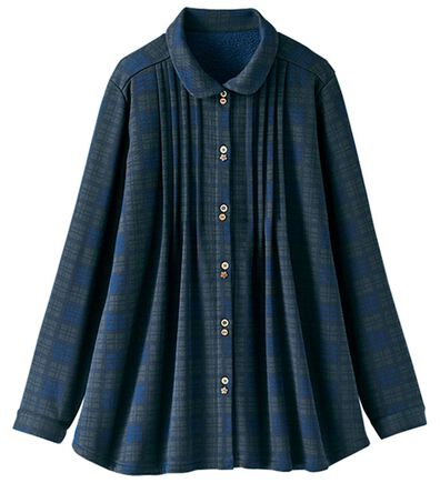 BELLUNA（ベルーナ）の「まるで着る毛布！静電防止付裏ファーブラウス（チュニック）」