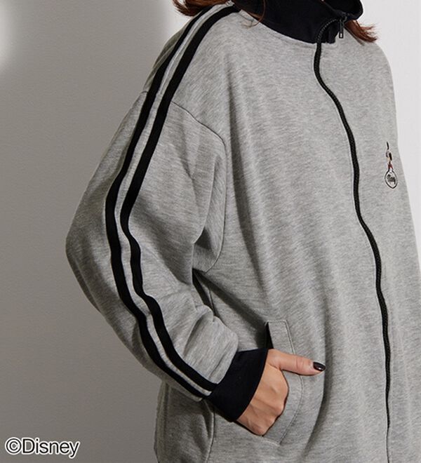BELLUNA（ベルーナ）の「＜Ｄｉｓｎｅｙ＞【ミッキー＆ミニー】裏毛トラックジャケット（ブルゾン）」｜詳細画像