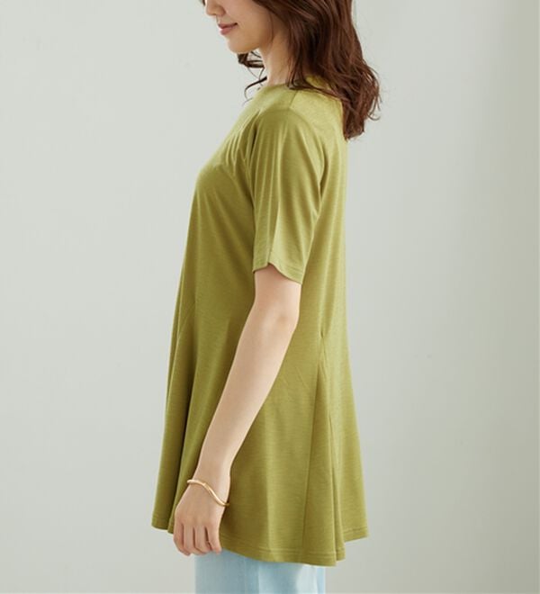 BELLUNA（ベルーナ）の「冷感フレアーシルエットチュニック（チュニック）」｜詳細画像