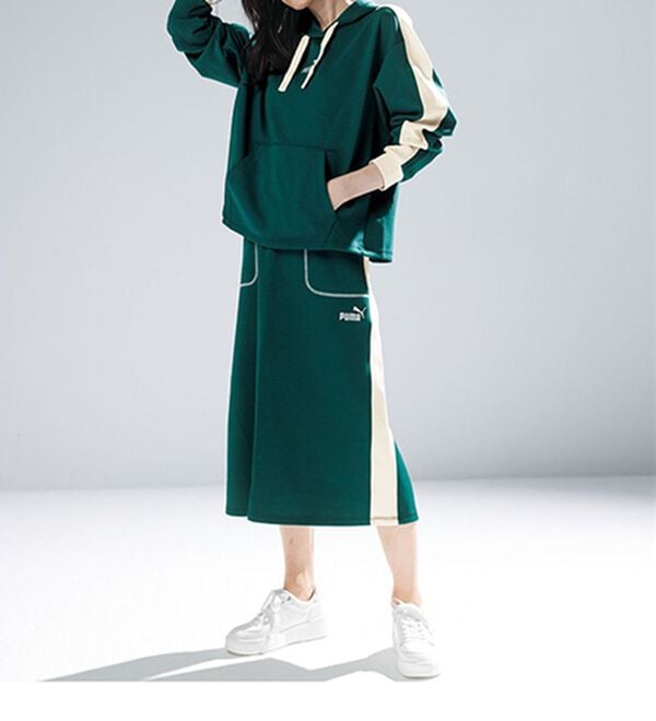 RANAN（ラナン）の「＜ＰＵＭＡ＞コアヘリテージロングタイトスカート（ロングスカート）」｜詳細画像