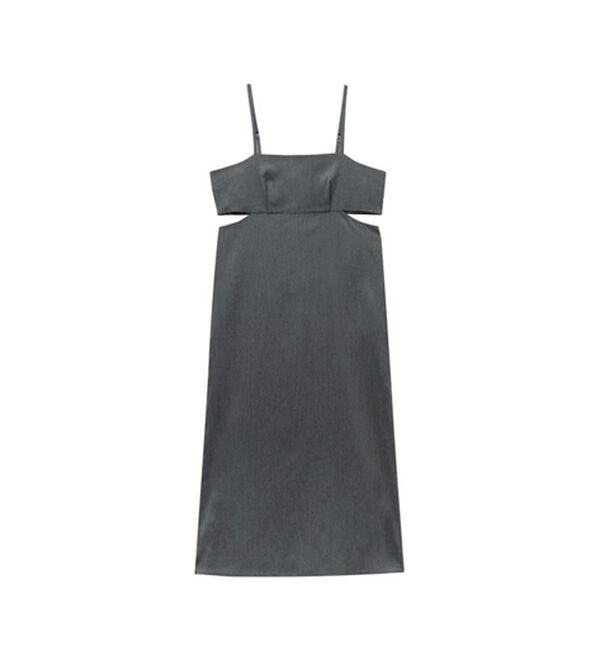 サイドカットアウトキャミワンピース - ベルーナ【公式】