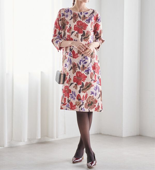 RANAN（ラナン）の「クラシックフラワーサックワンピ（その他ワンピース）」｜詳細画像