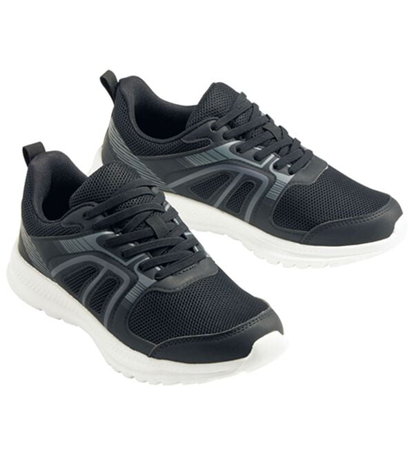 BELLUNA（ベルーナ）の「サッと履ける！防水軽量シューズ（スニーカー）」｜ブラック