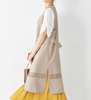 Viola e Viola（ヴィオラ エ ヴィオラ）の「レース使いロングジレ（ジレ）」｜詳細画像